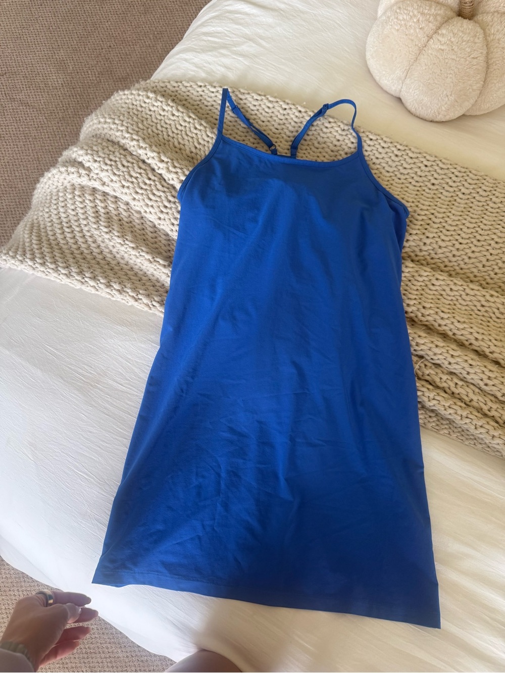 Blue athletic dress